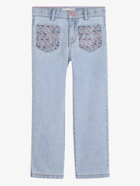 Billieblush jean à poches à ornements