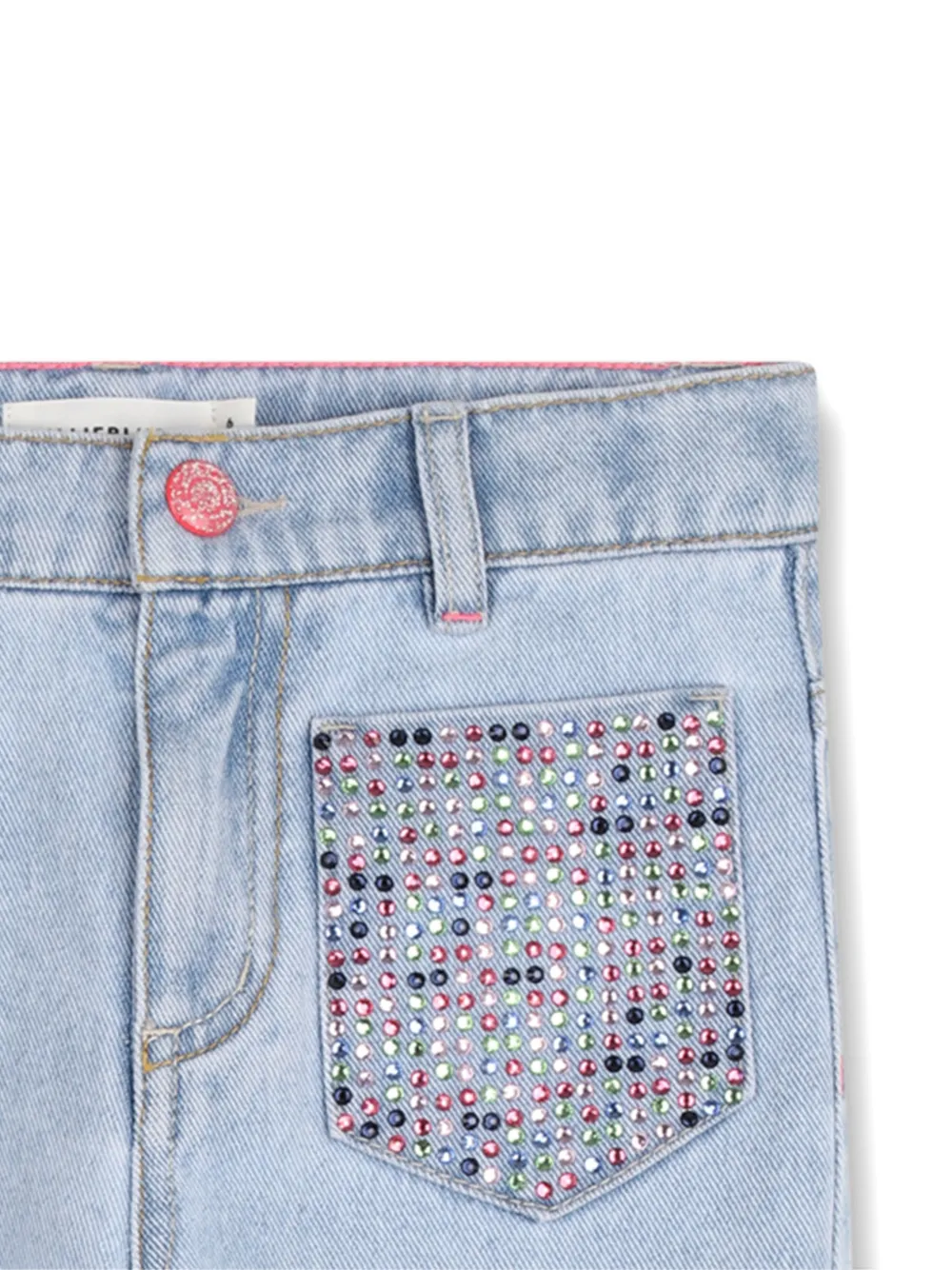  Billieblush Embellished-pocket Jeans - Blue 