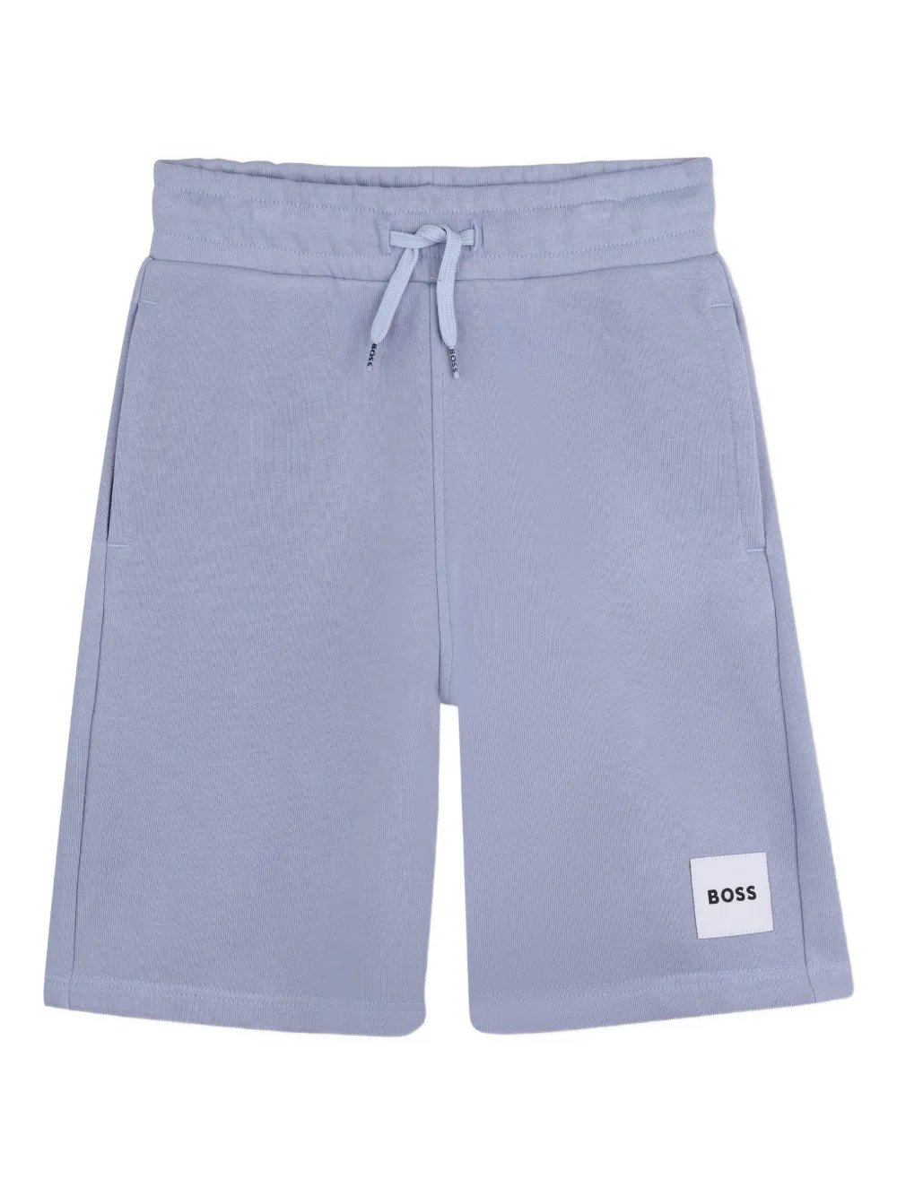 BOSS Kidswear Shorts con coulisse e logo - Blu