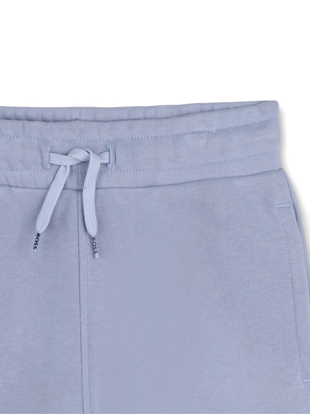BOSS Kidswear Shorts met trekkoord en logo Blauw
