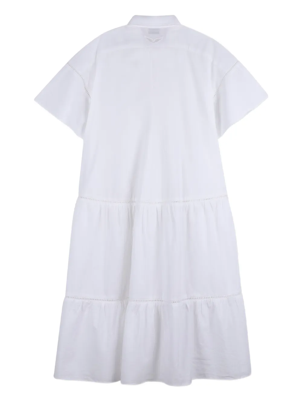 Zadig & Voltaire Kids Jurk met knoopsluiting Wit