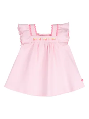 white christmas dresses Billieblush - Balloon Sleeve Dress - Navy - Girl main image 0