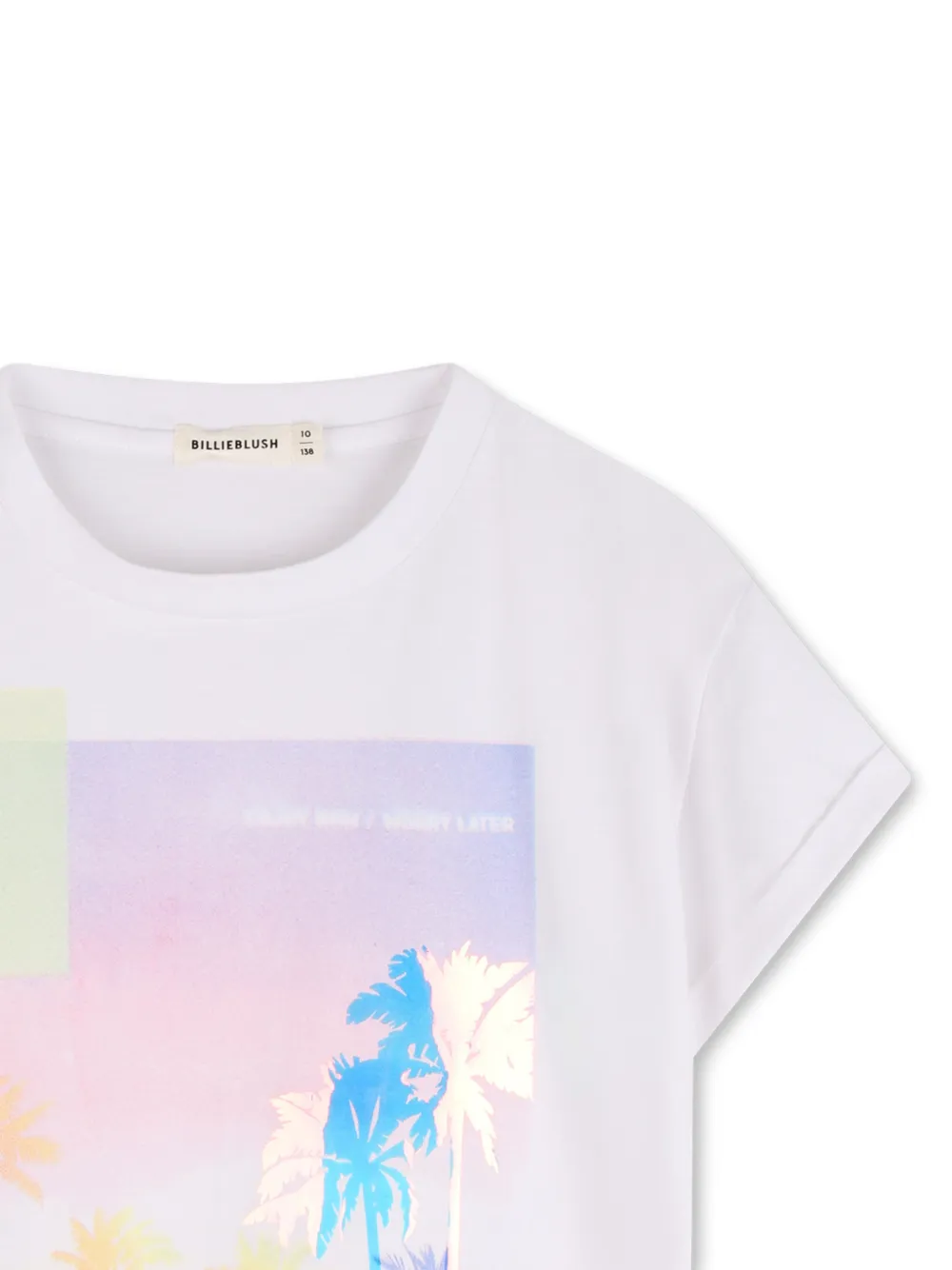 Billieblush T-shirt met grafische print Wit