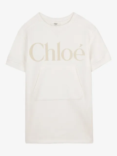 Chloé Kids vestido con bolsillo