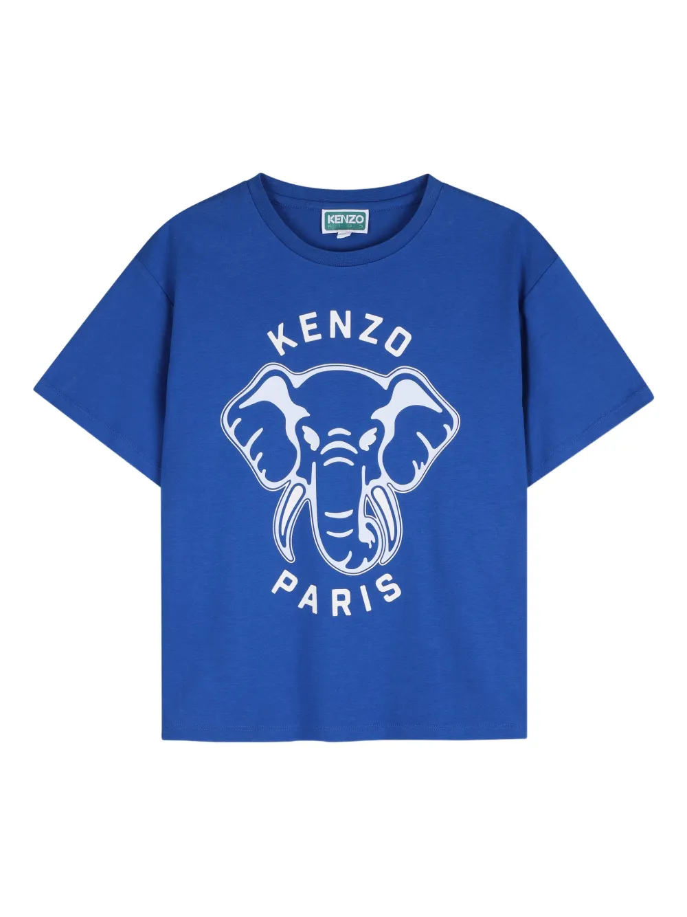 Kenzo Kids T-shirt con stampa elefante - Blu