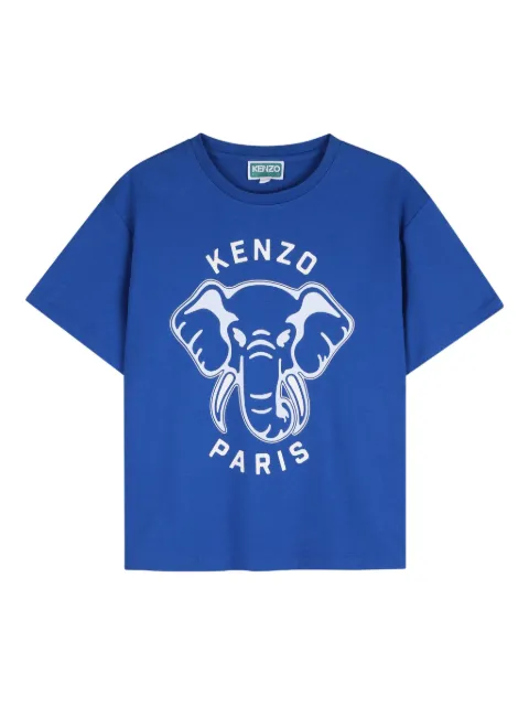 Kenzo Kids playera con elefante gráfico
