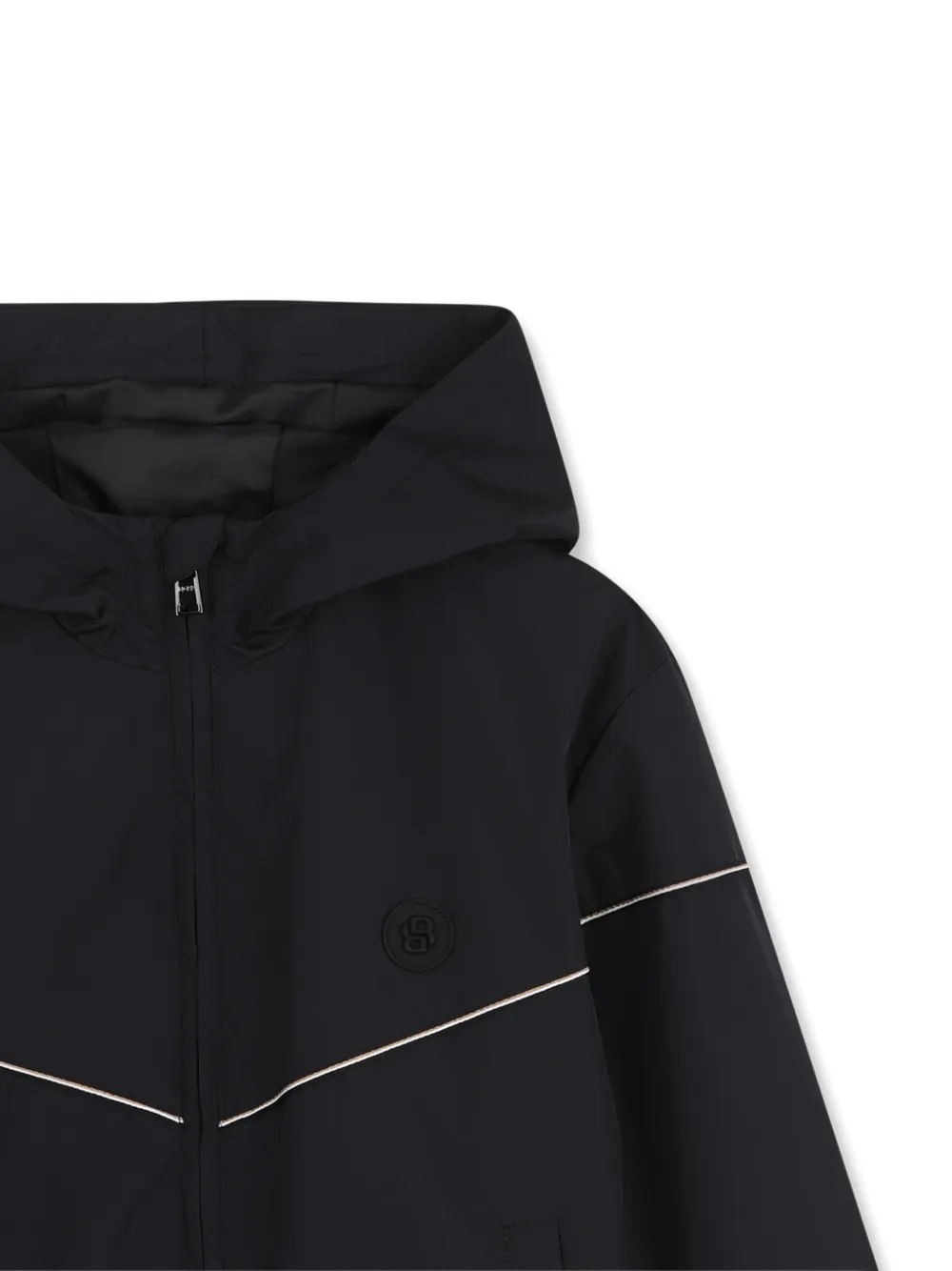 BOSS Kidswear Jas met capuchon Zwart