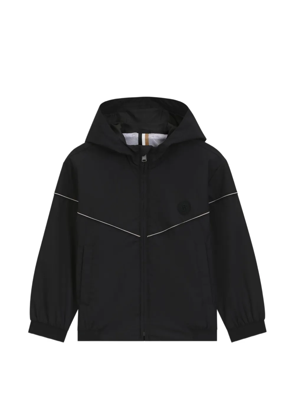 BOSS Kidswear Jas met capuchon Zwart