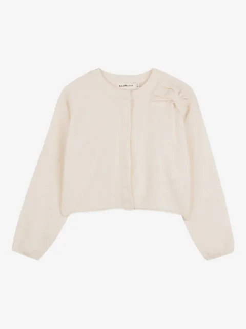 Billieblush cárdigan con detalle de moño