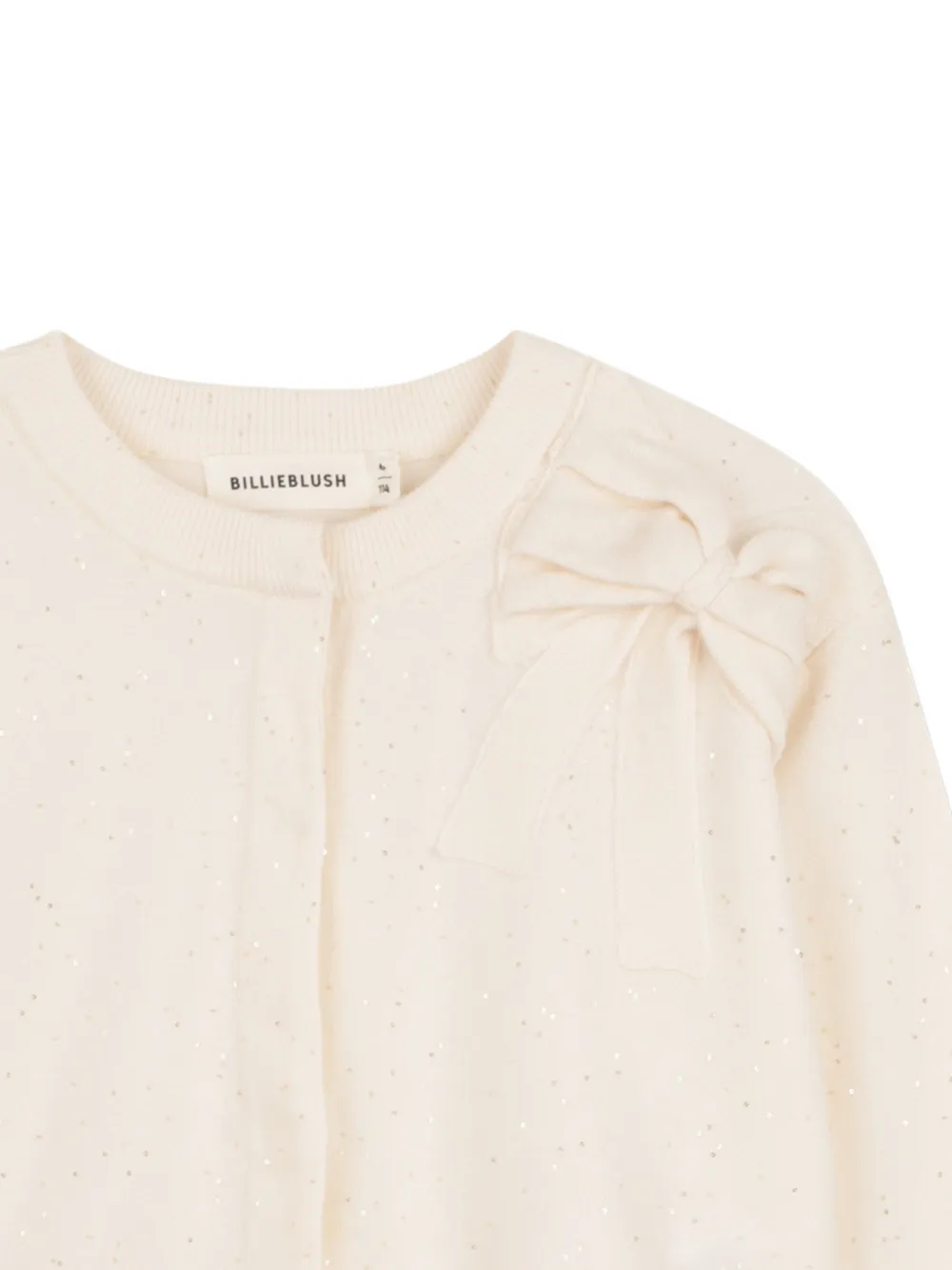 Billieblush Vest verfraaid met strik Beige