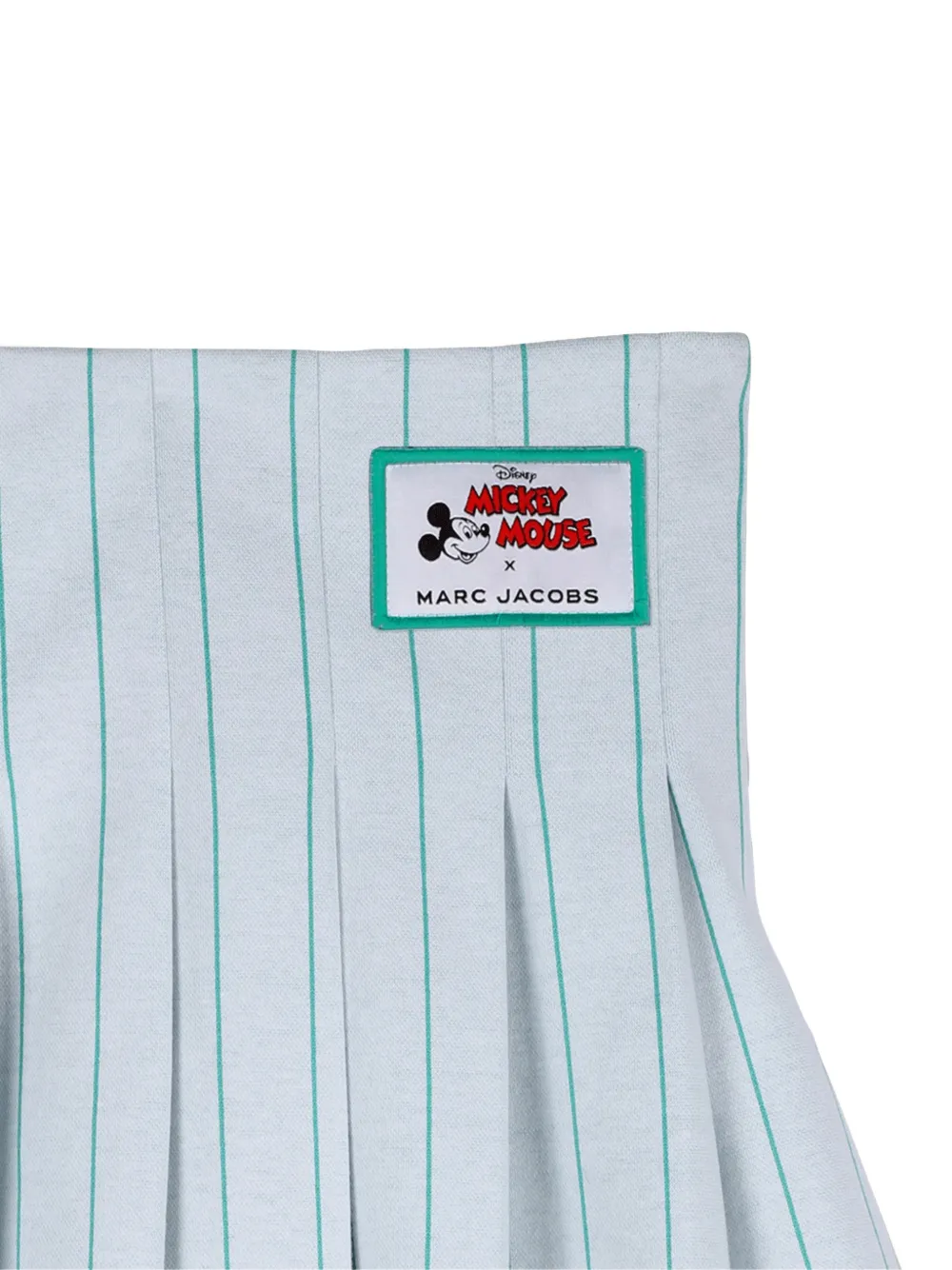 Marc Jacobs Kids x Disney gestreepte plooirok Wit