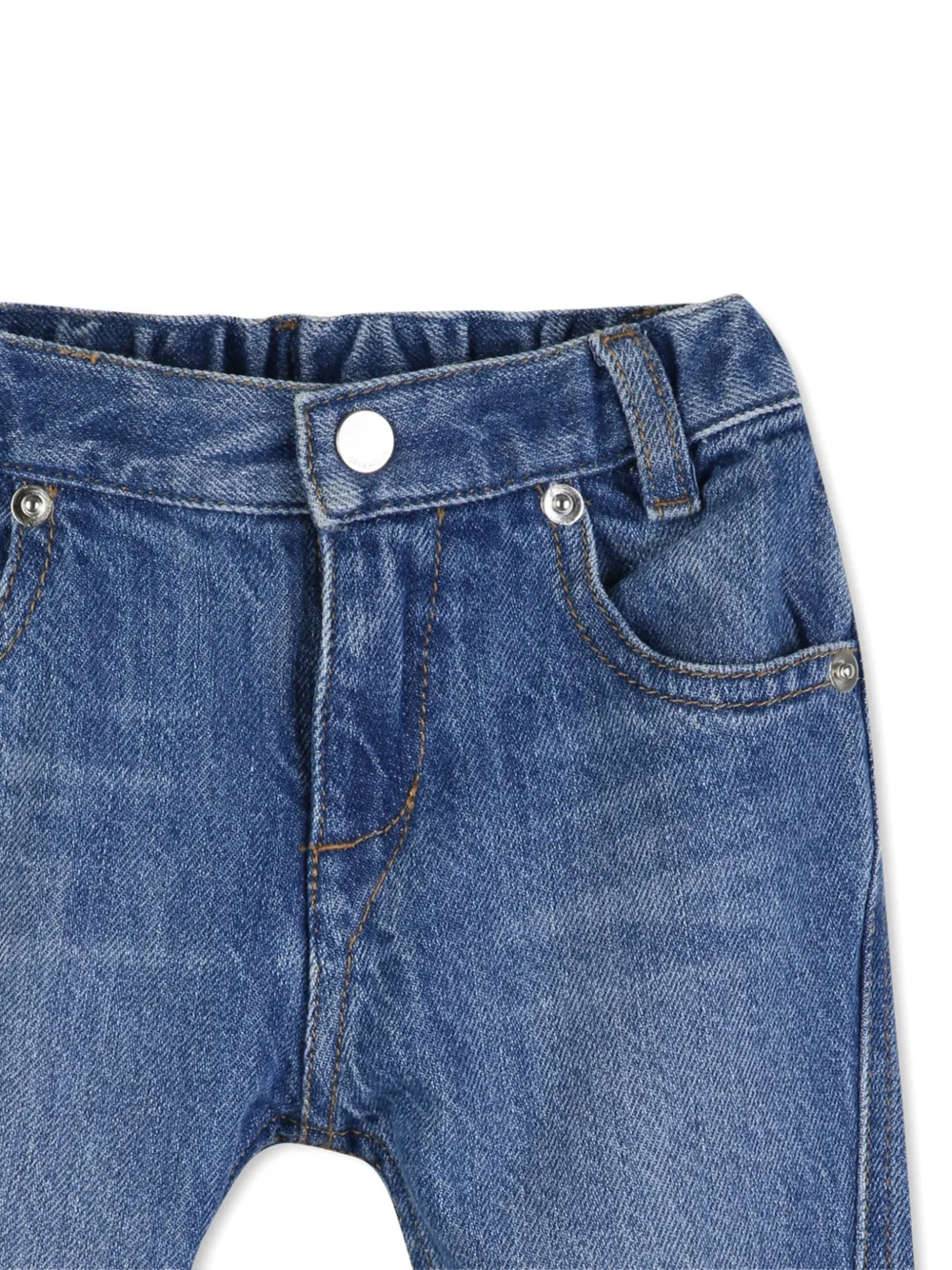  Givenchy Kids Vaqueros Con Bajos Ajustados - Azul 