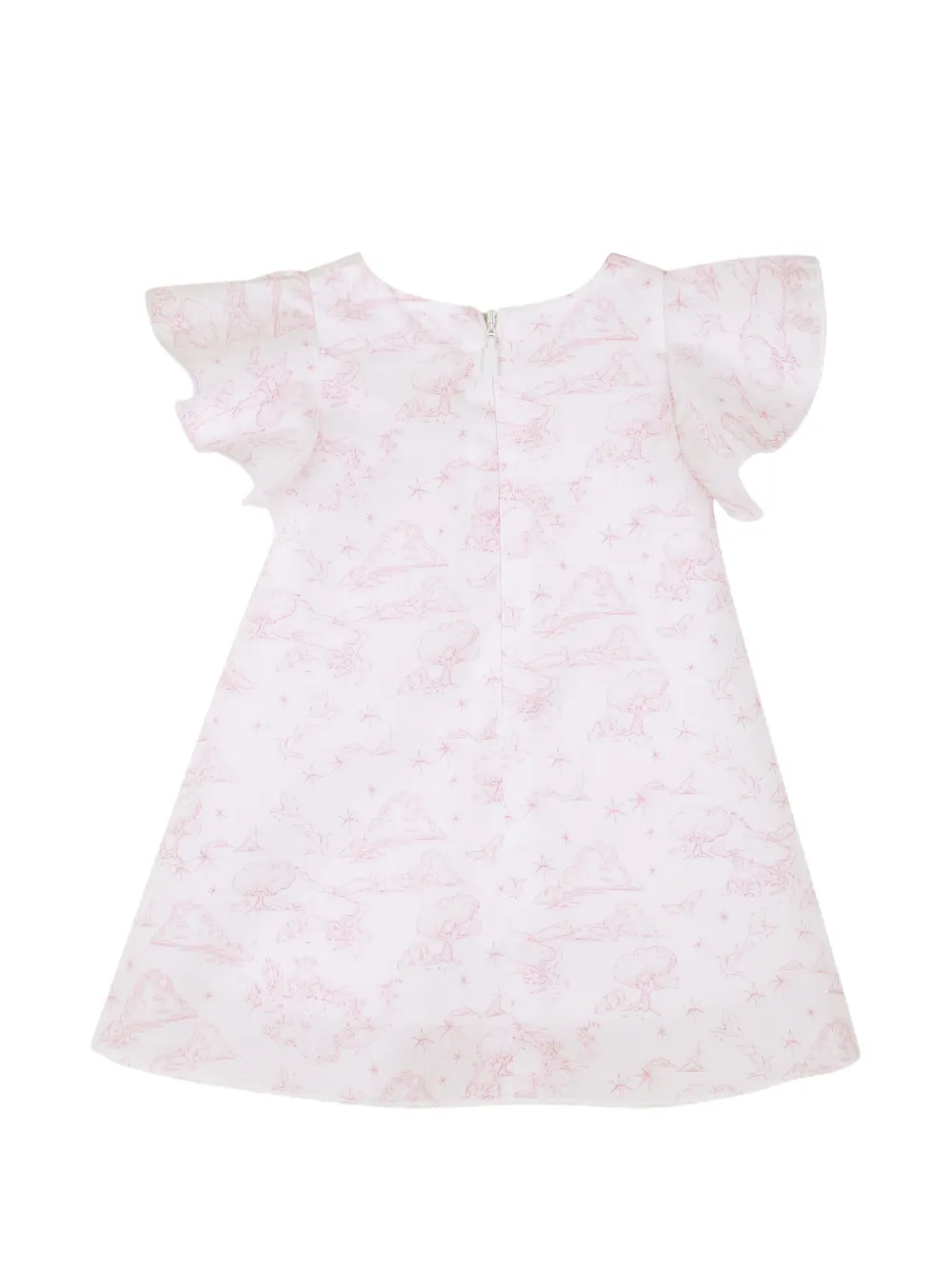 Givenchy Kids Jurk met ruches Wit