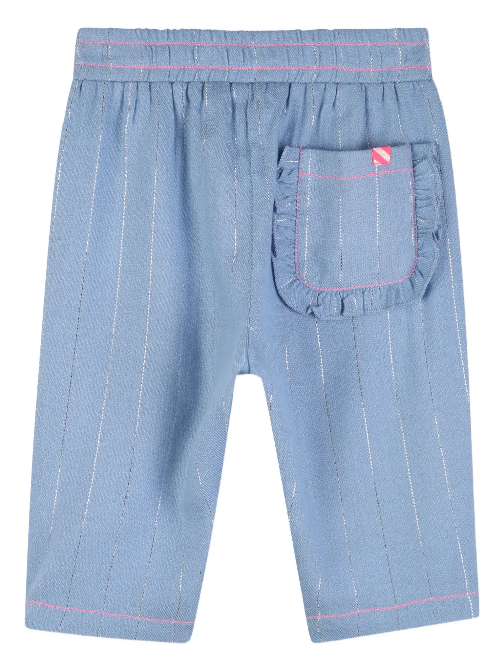 Billieblush Metallic-striped Trousers - Blue 