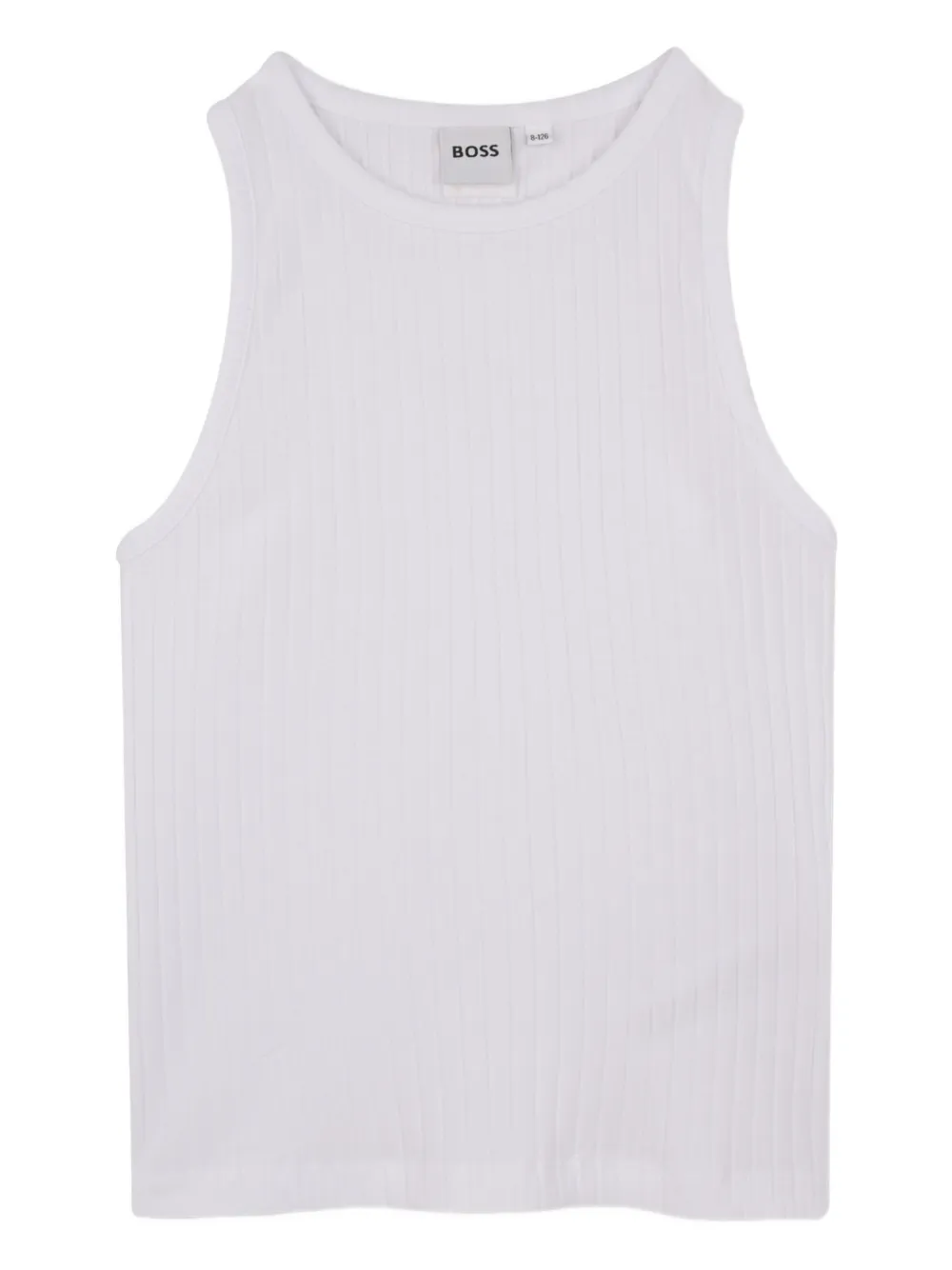 BOSS Kidswear Top a coste - Bianco