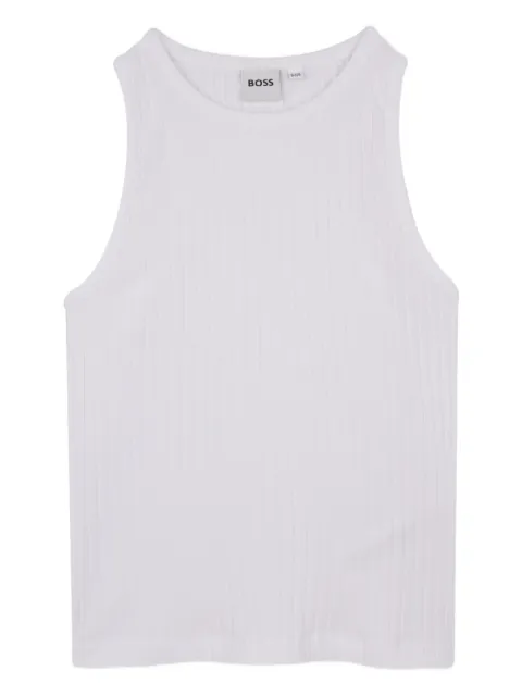 BOSS Kidswear топ в рубчик