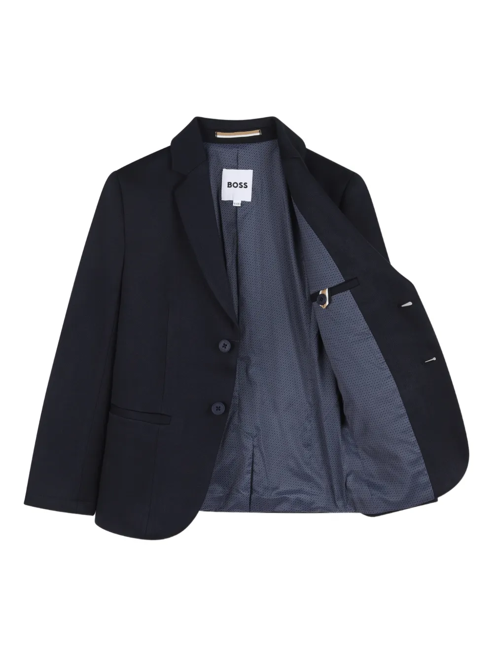 BOSS Kidswear Blazer met enkele rij knopen Blauw