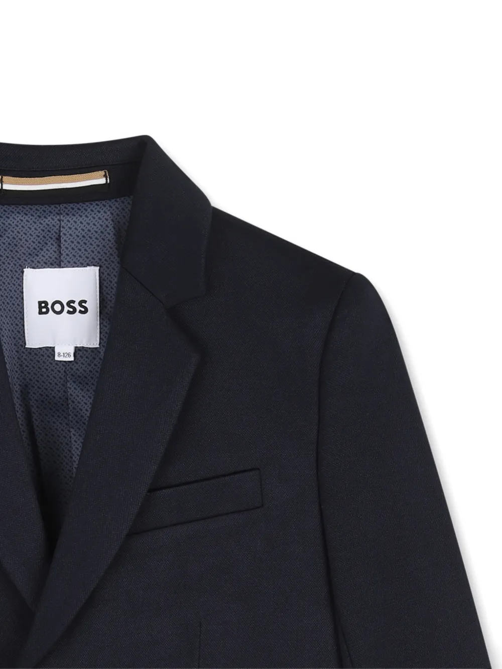 BOSS Kidswear Blazer met enkele rij knopen Blauw
