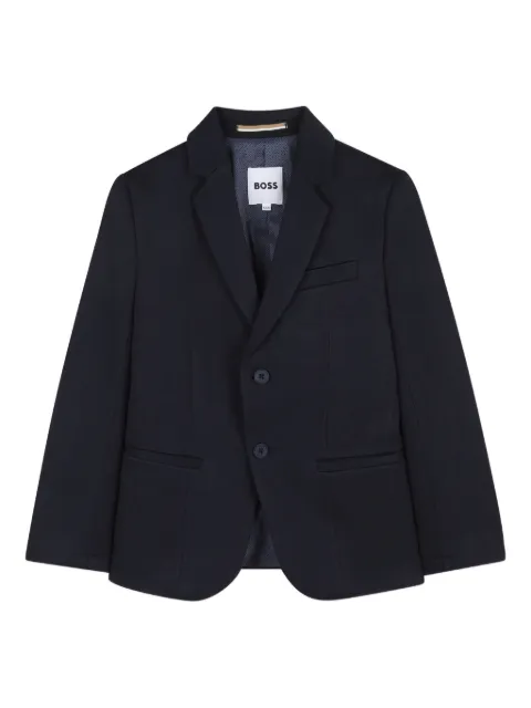 BOSS Kidswear single-breasted blazer