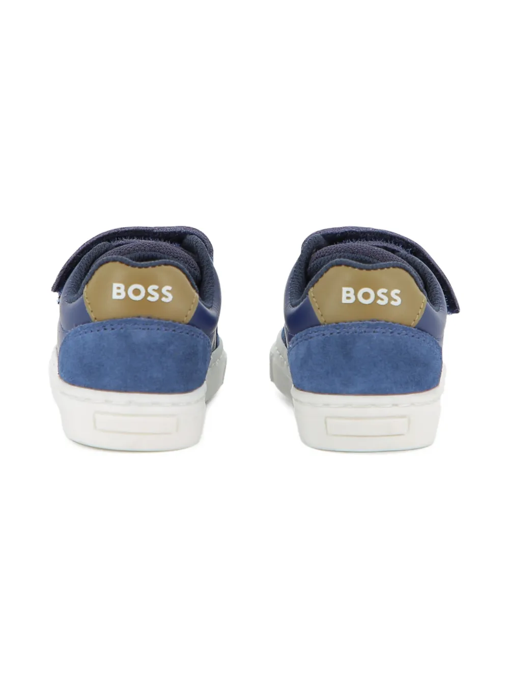 BOSS Kidswear Sneakers met klittenband Blauw