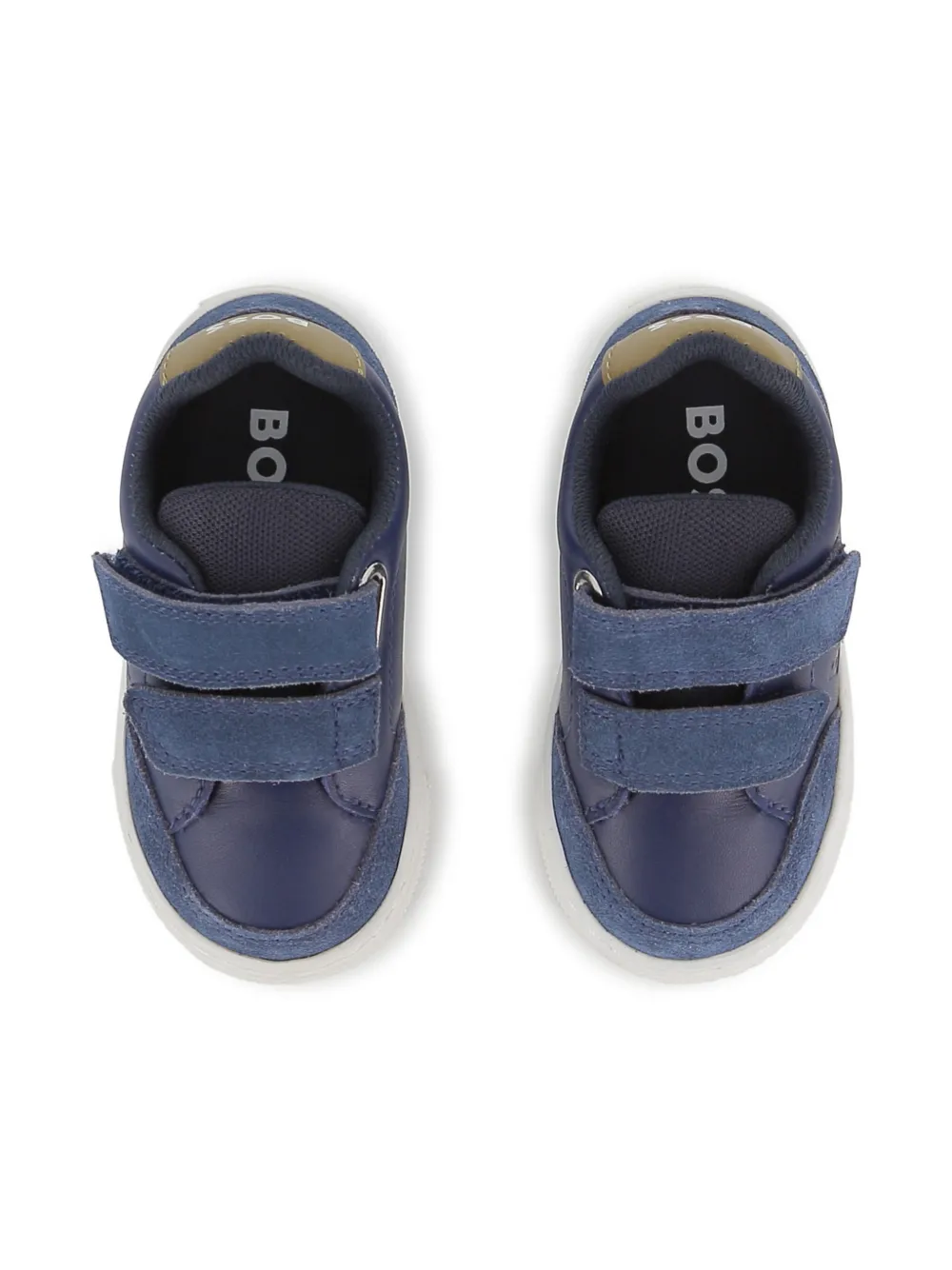 BOSS Kidswear Sneakers met klittenband Blauw