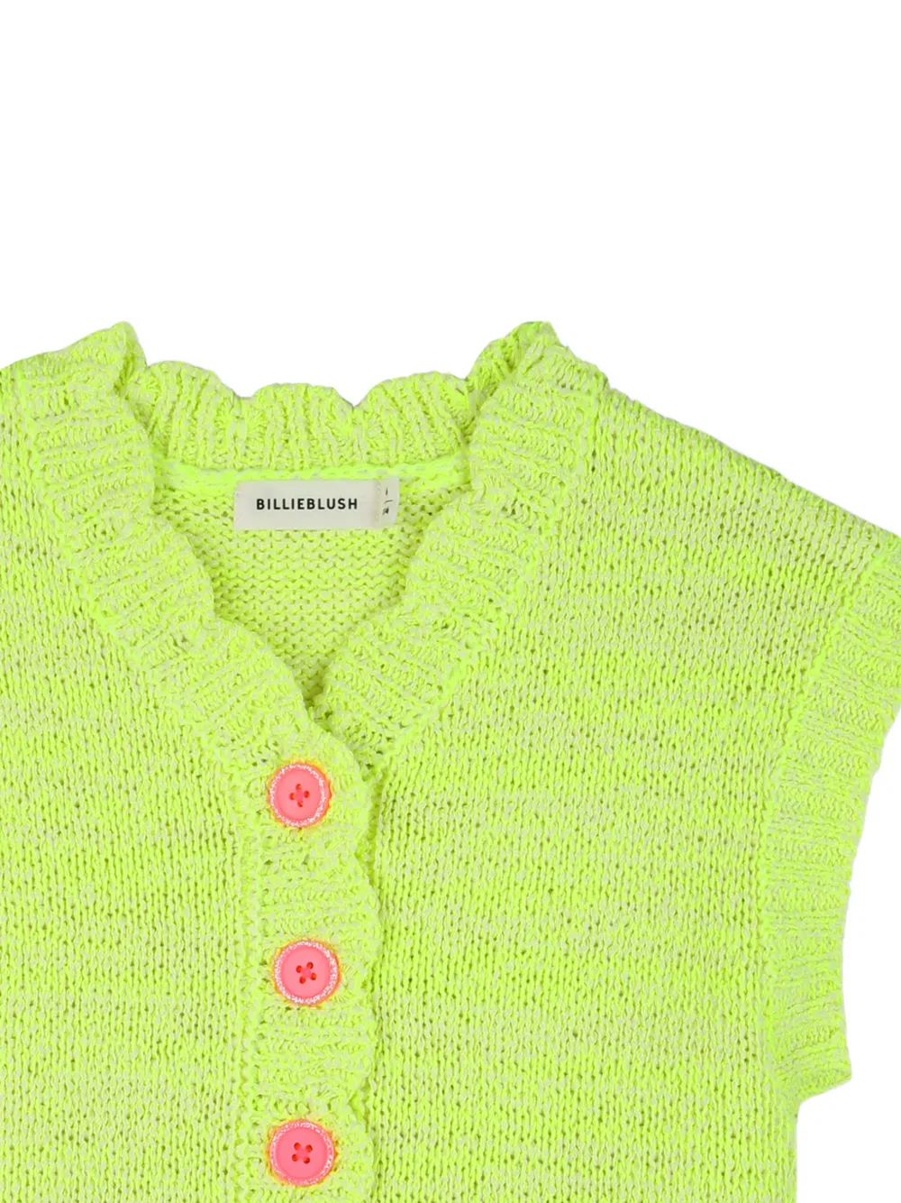 Billieblush Bodywarmer met knoopsluiting Geel