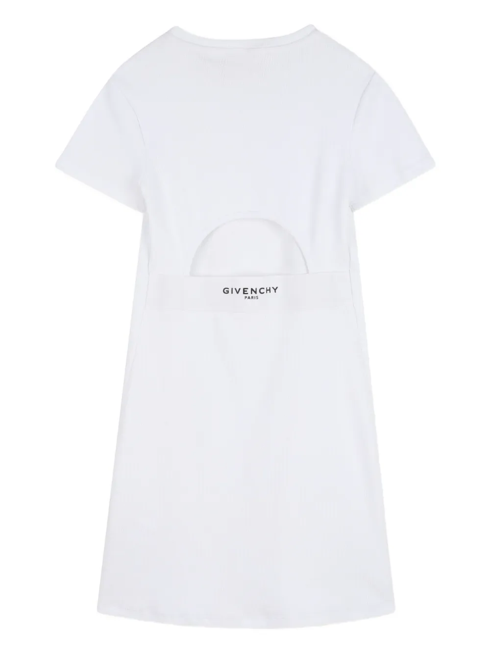 Givenchy Kids Jurk met logo Wit