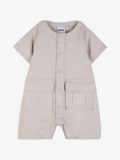 BOSS Kidswear jumpsuit corto con botones