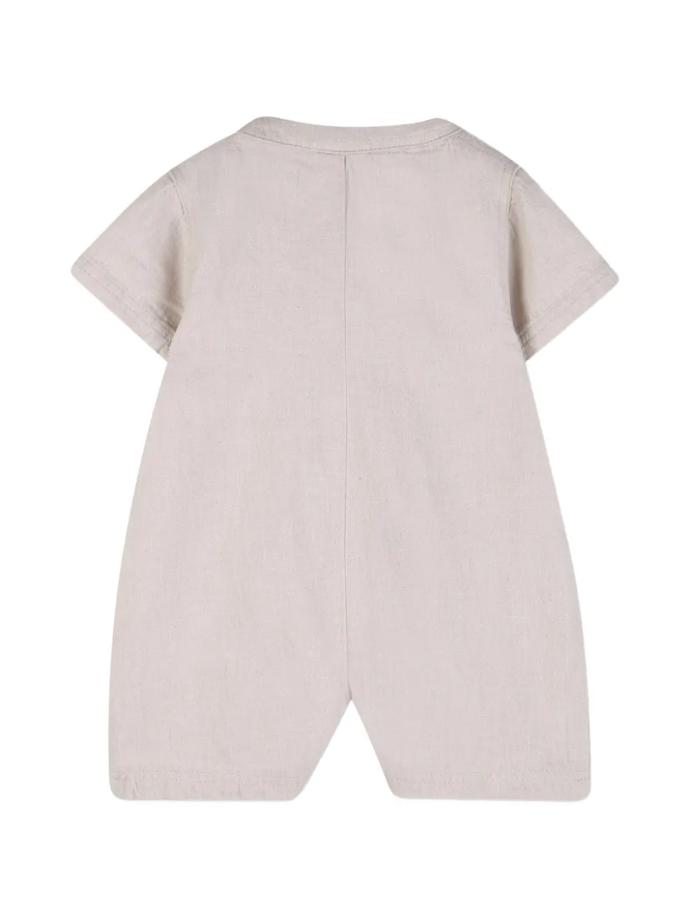 BOSS Kidswear Playsuit met zak met knopen Beige
