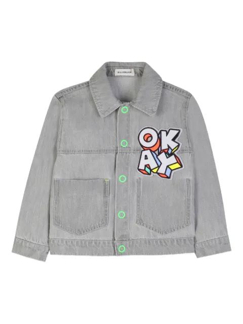 Billieblush chamarra de mezclilla con aplique