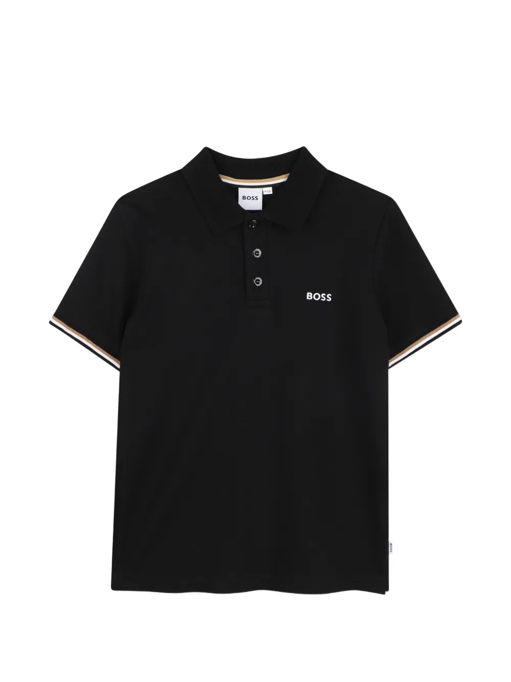 BOSS Kidswear Polo con bottoni - Nero