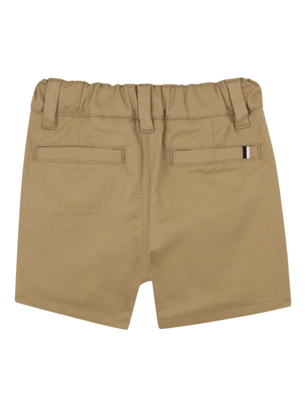 BOSS Kidswear Shorts met knopen - Beige