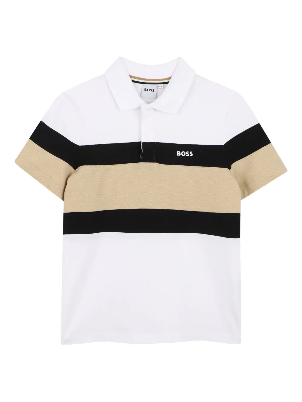 BOSS Kidswear Set shorts con logo - Bianco