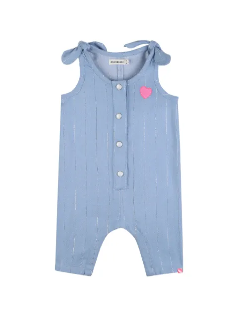 Billieblush romper con motivo de rayas y nudo