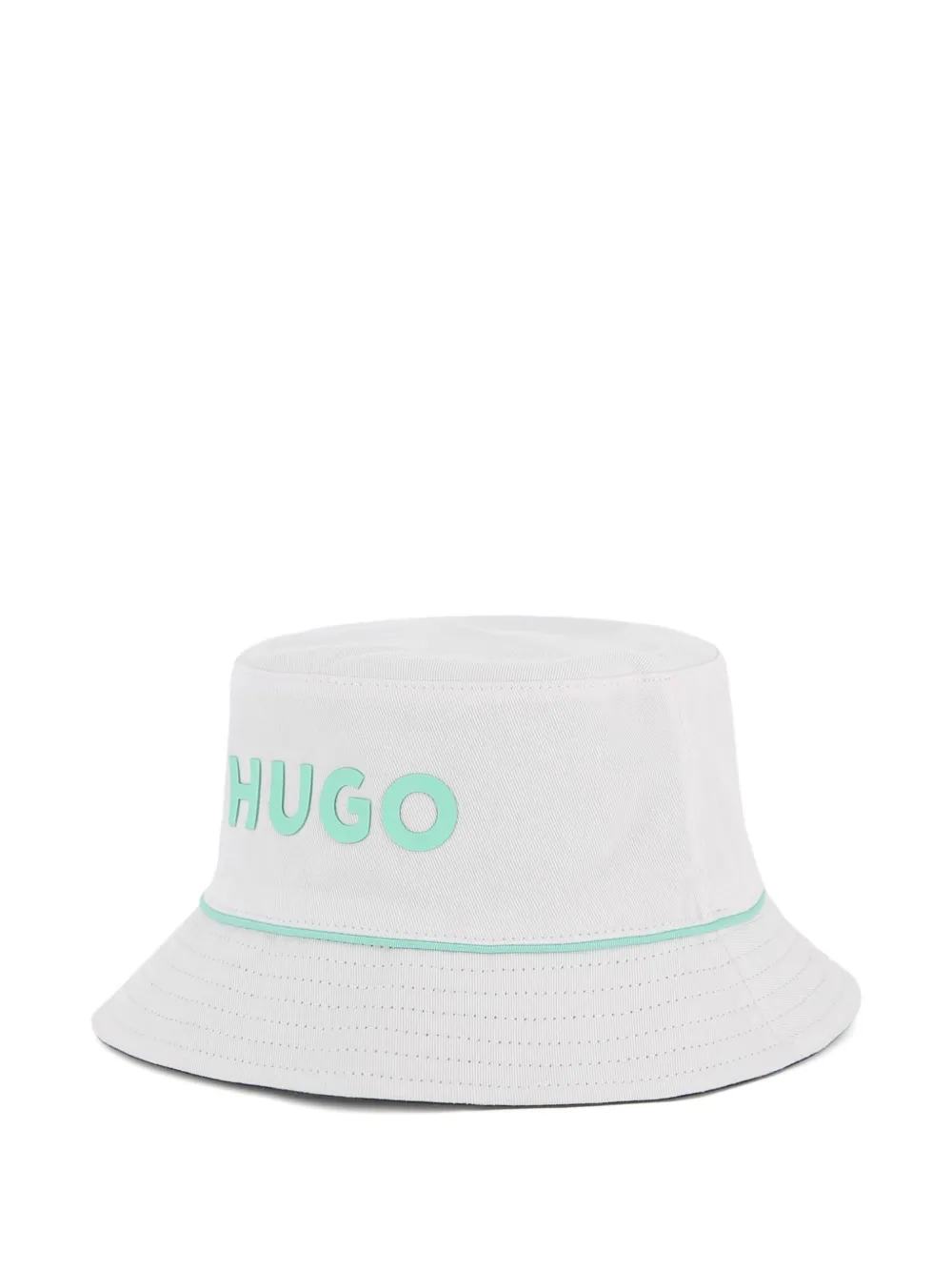 HUGO KIDS Vissershoed met logopatch Zwart