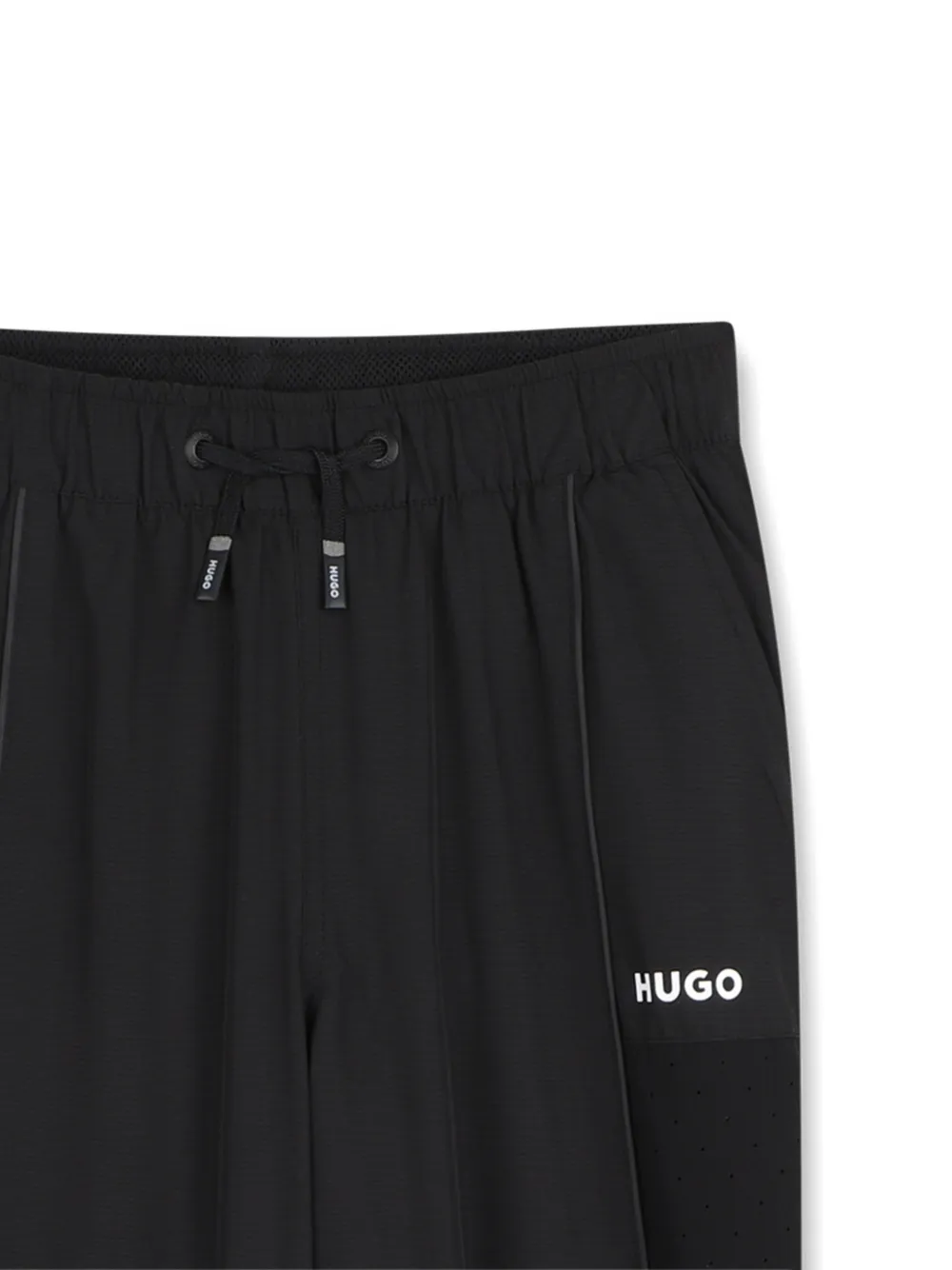  Hugo Kids Logo Track Pants - Black 