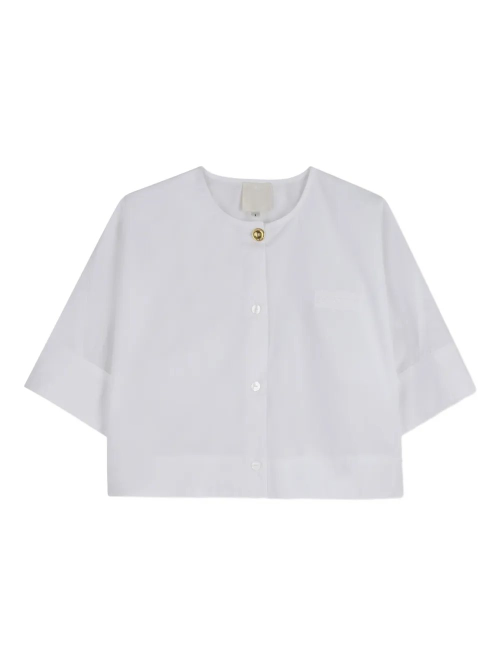 Givenchy Kids button short-sleeve shirt - Bianco