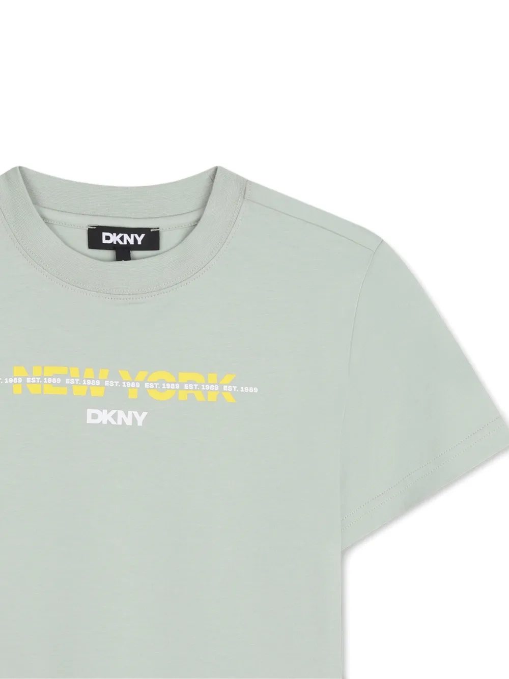  Dkny Kids Text-print T-shirt - Green 