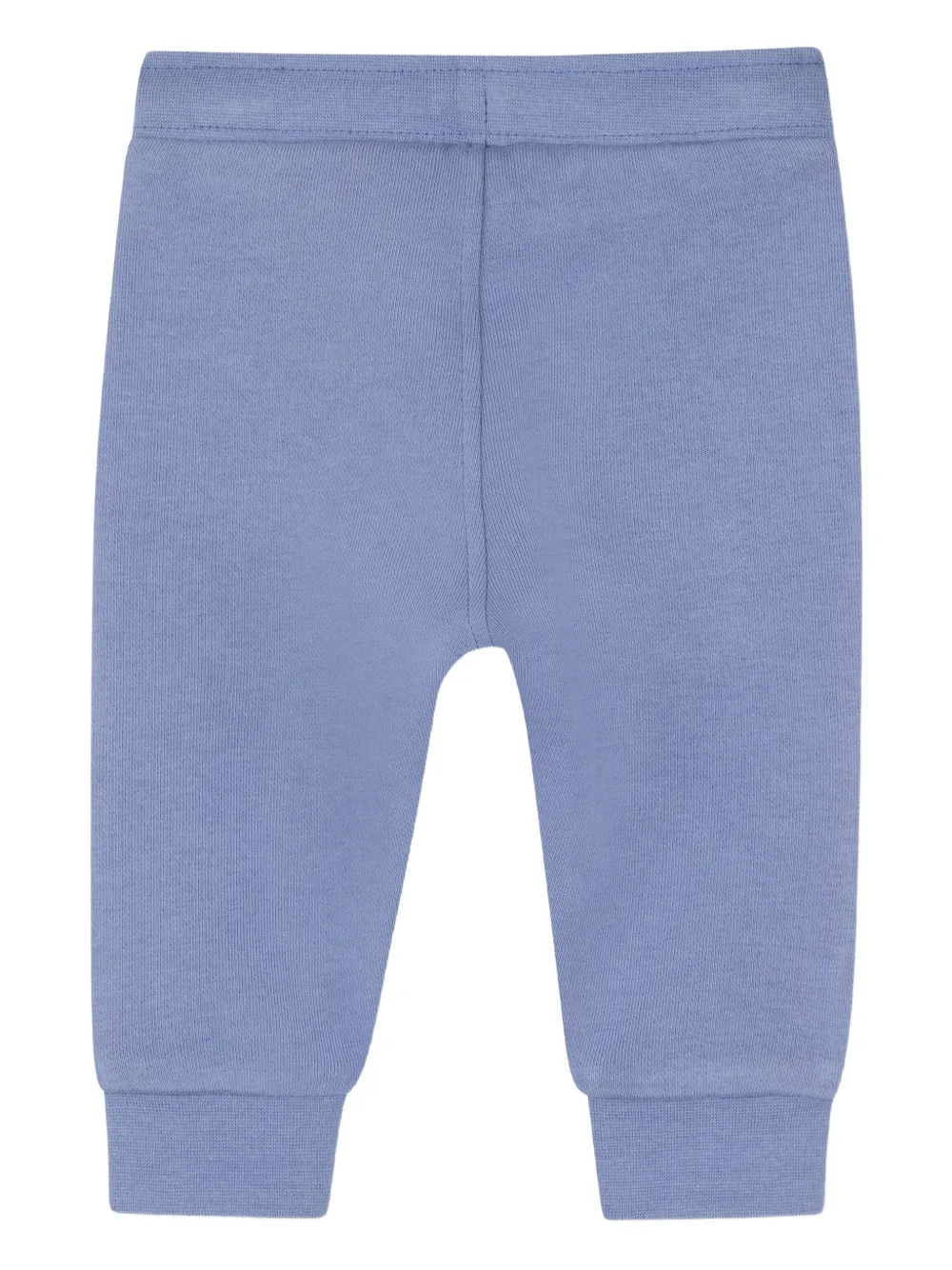 BOSS Kidswear Broek met trekkoord en logodetail Blauw