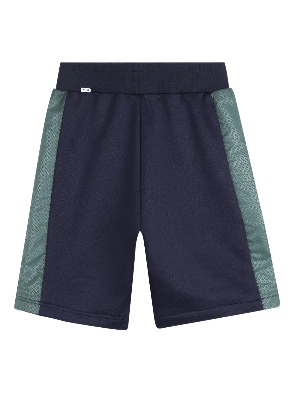 Boss Kidswear Bermudas Con Paneles - Azul 