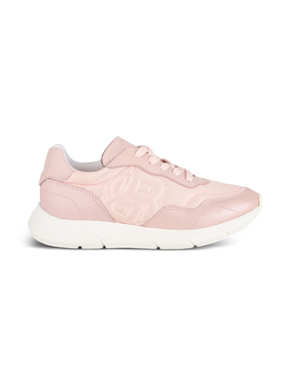 BOSS Kidswear Sneakers met logo-reliëf Roze