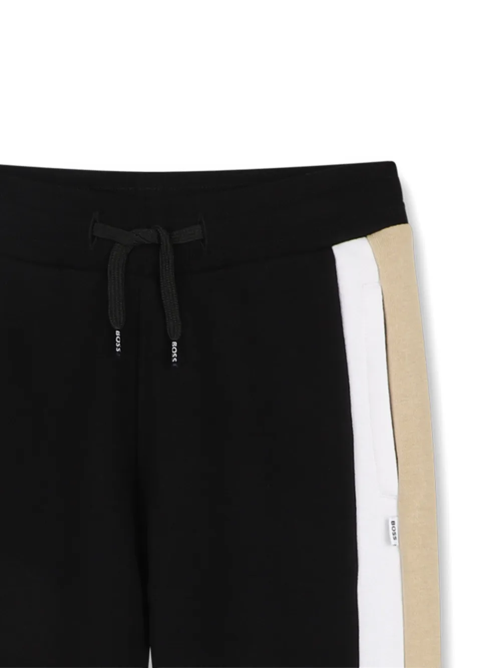 Drawstring Panelled Tracksuit Bottoms