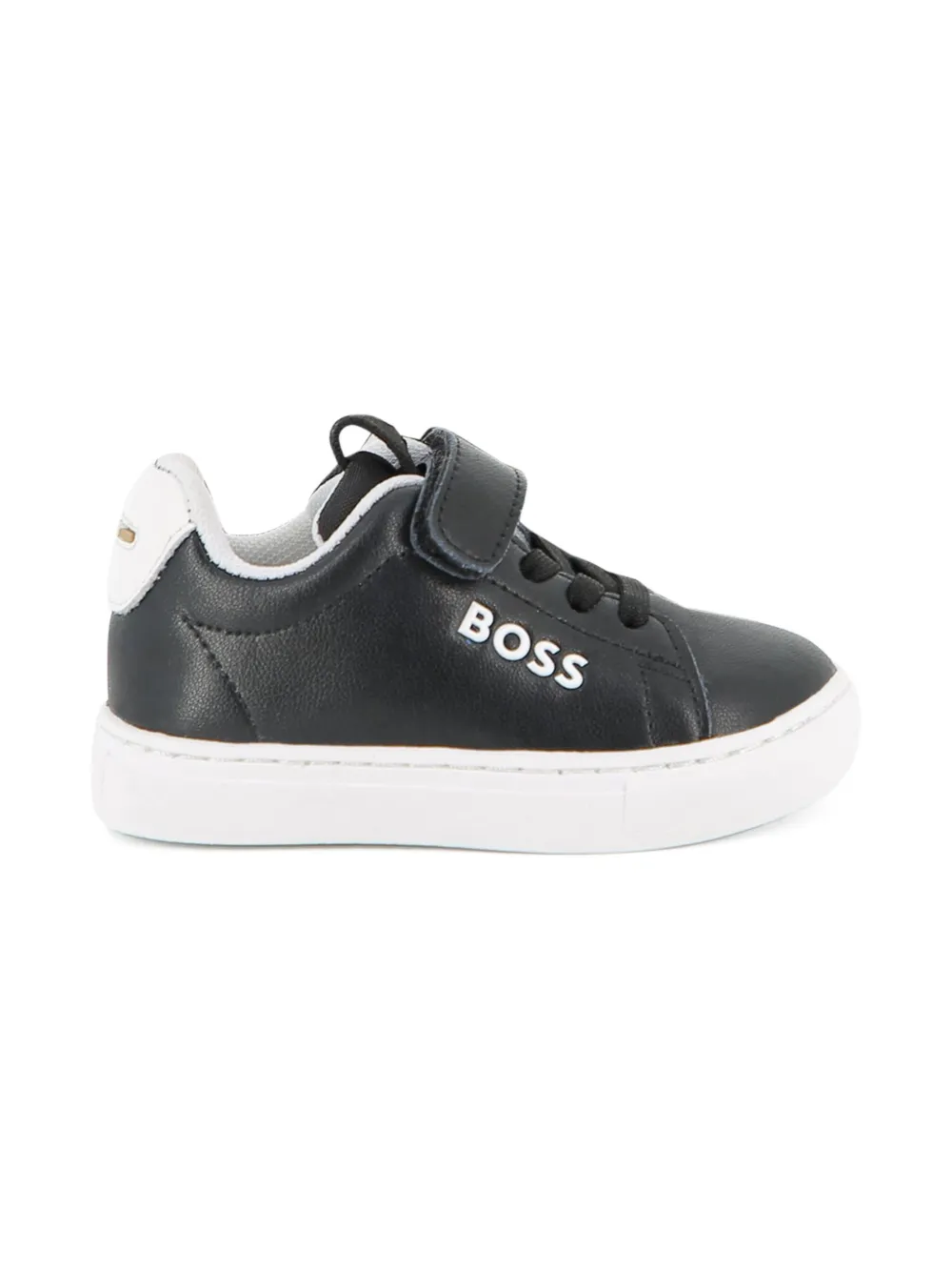 BOSS Kidswear Sneakers met klittenband - Zwart
