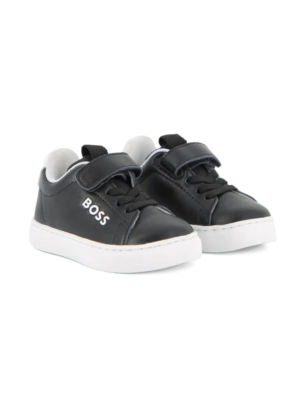 BOSS Kidswear Sneakers con chiusura a strappo - Nero