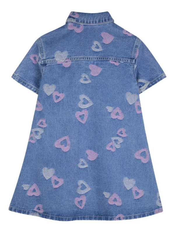white christmas dresses Boden Girls Pretty Shirt Dress in Blue main image 0