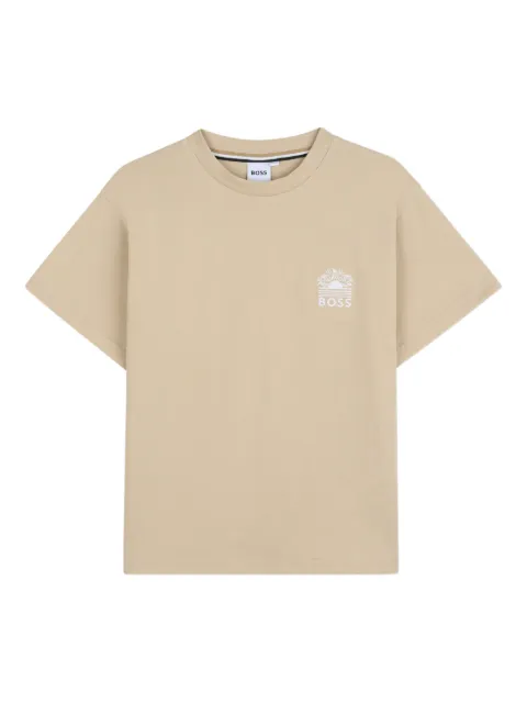 BOSS Kidswear logo-detail T-shirt