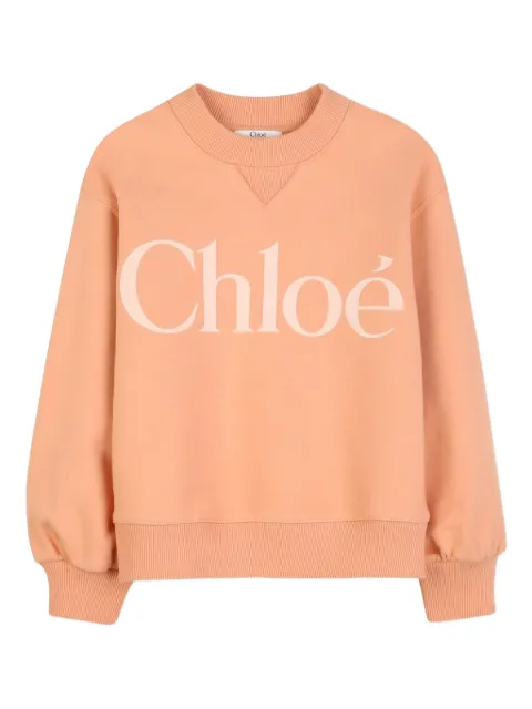 Chloé Kids logo print top