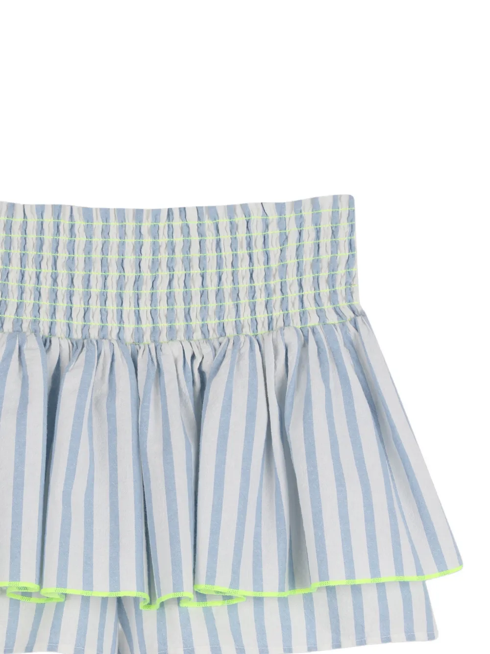  Billieblush Striped Tiered Shorts - White 
