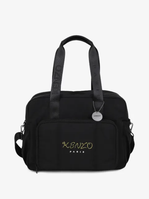Kenzo Kids logo-embroidered changing bag