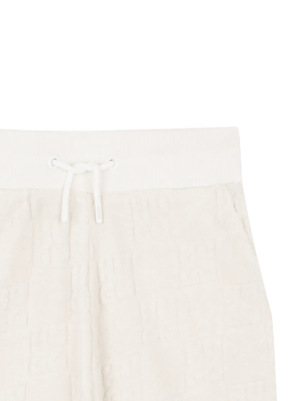  Hugo Kids Textured Drawstring Shorts - Neutrals 